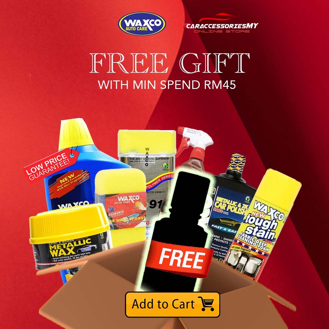 Waxco Car Wax Polish 320g fast and easy car wax and polish made in malaysia kilat kereta car care