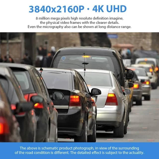 Fordayo FD-8038 4k dashcam 2ch front back dvr car camrecorder parking camera