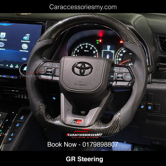 Toyota Alphard Vellfire AGH30 Carbon GR Steering Wheel