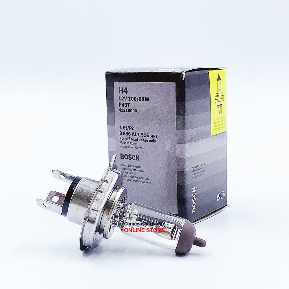 Bosch H4 12V 100/90W light bulb P43T lampu kereta headlamp headlight proton nissan honda gen2 saga wira myvi kancil 车头灯泡