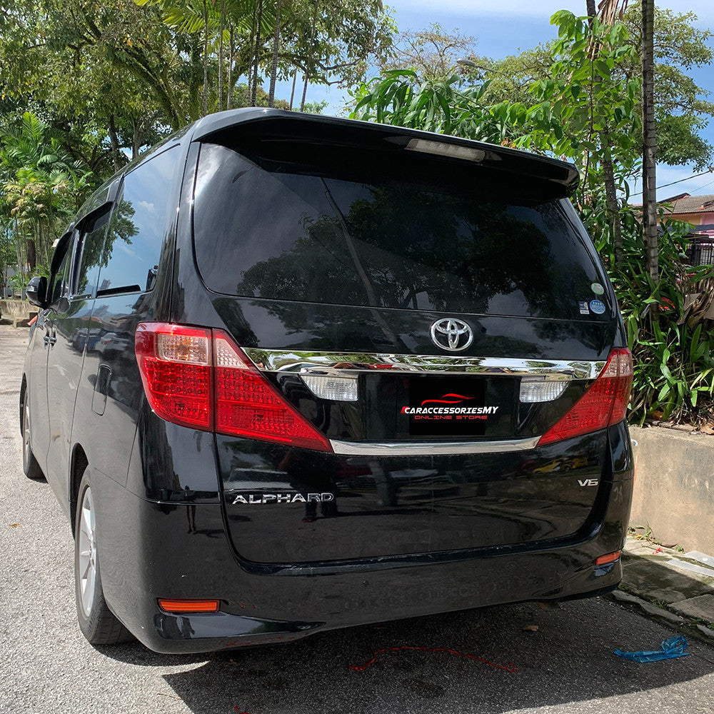 Toyota Alphard Vellfire ANH20 2008-2014 Rear Trunk Garnish Chrome TV184-1