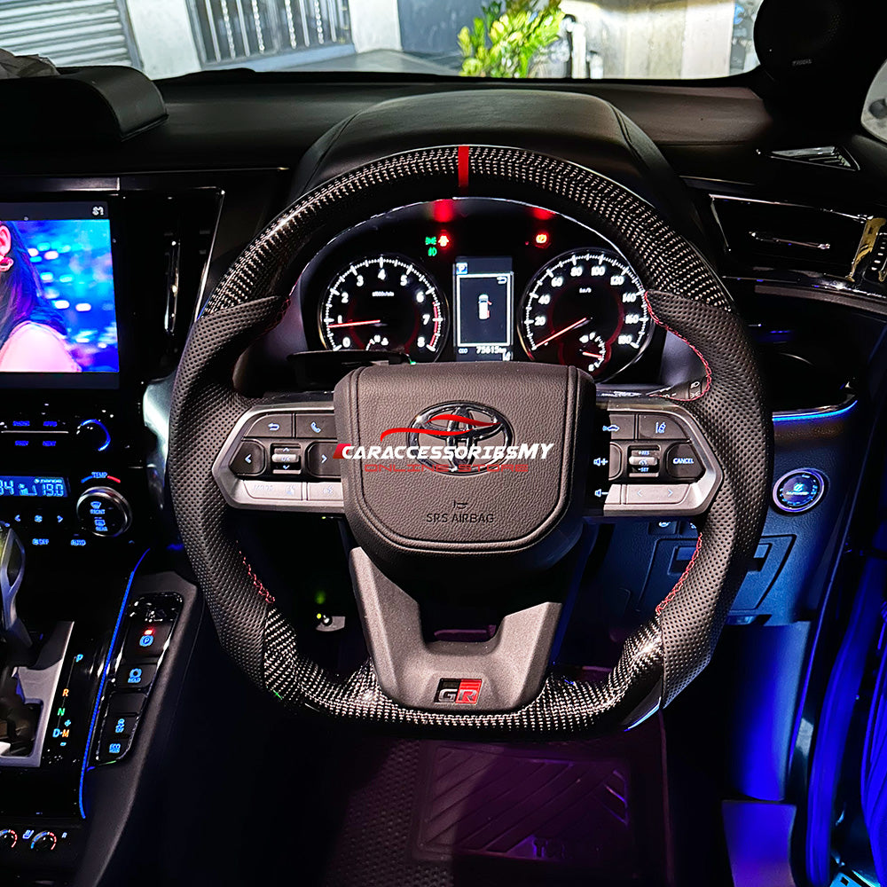 Toyota Alphard Vellfire AGH30 Carbon GR Steering Wheel