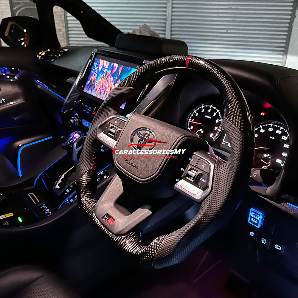 Toyota Alphard Vellfire AGH30 Carbon GR Steering Wheel