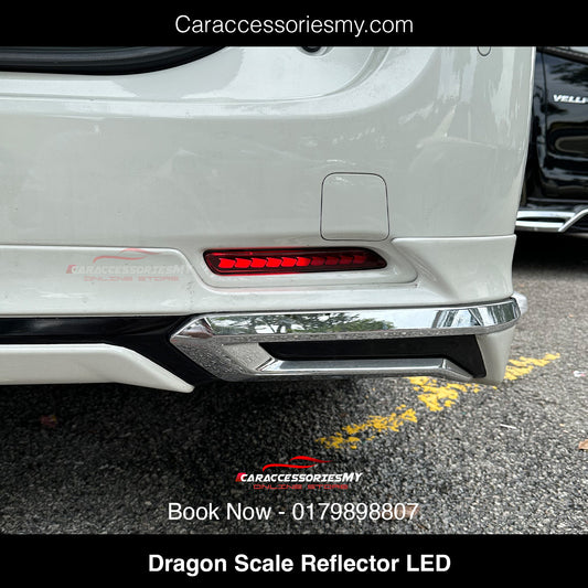 Toyota Alphard Vellfire AGH30 Rear Reflector Dragon scale EX155-4 dragon