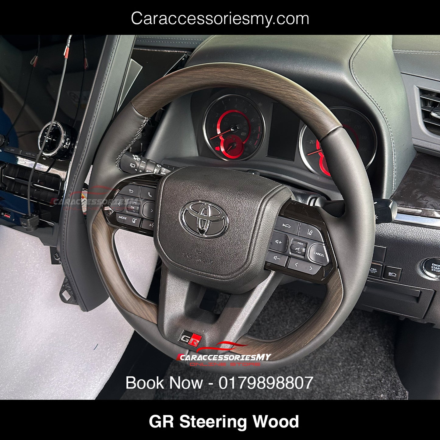 Toyota GR steering Wood design Sport
